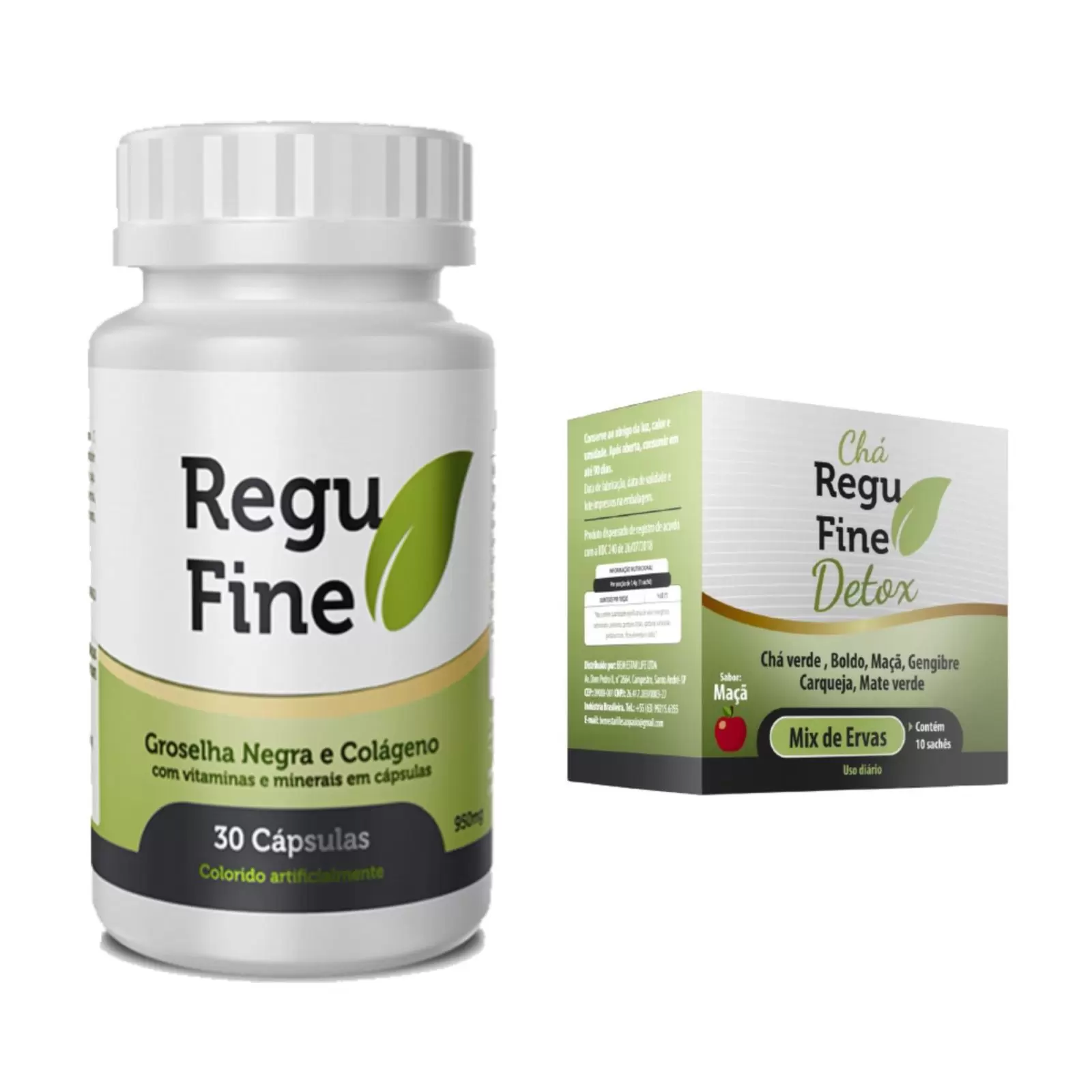 REGU FINE GROSELHA NEGRA + REGU FINE DETOX