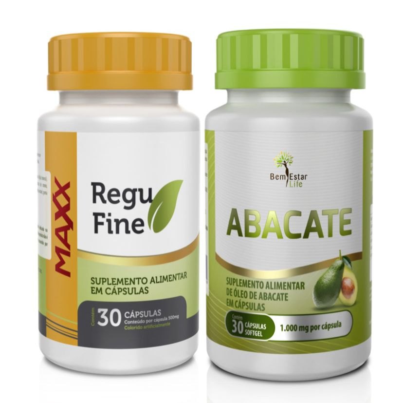 Regu Fine Maxx Potente Acelerador de Metabolismo + Óleo de Abacate 30 caps.