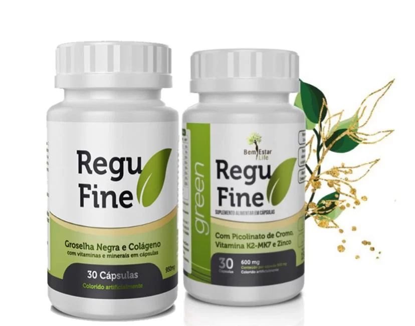 REGU FINE EMAGRECEDOR E REGU GREEN (DETOX) - COMBO EMAGRECIMENTO