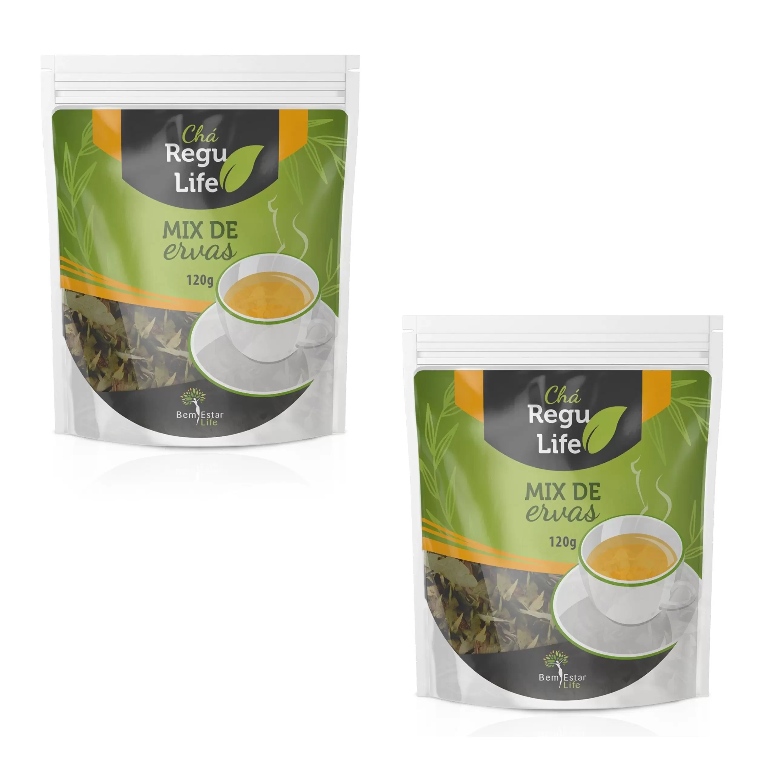 OFERTA 2 CHÁ PACOTE REGU LIFE 120G - BEM ESTAR LIFE
