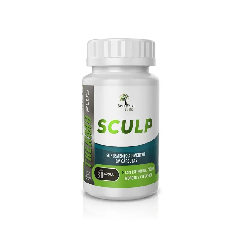 SCULP PLUS- 30 caps Thermo Morosil / café verde