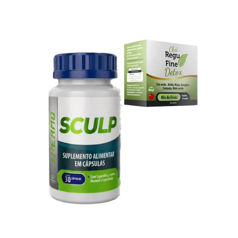 SCULP THERMO -QUEIMADOR DE GORDURA + REGU FINE DETOX