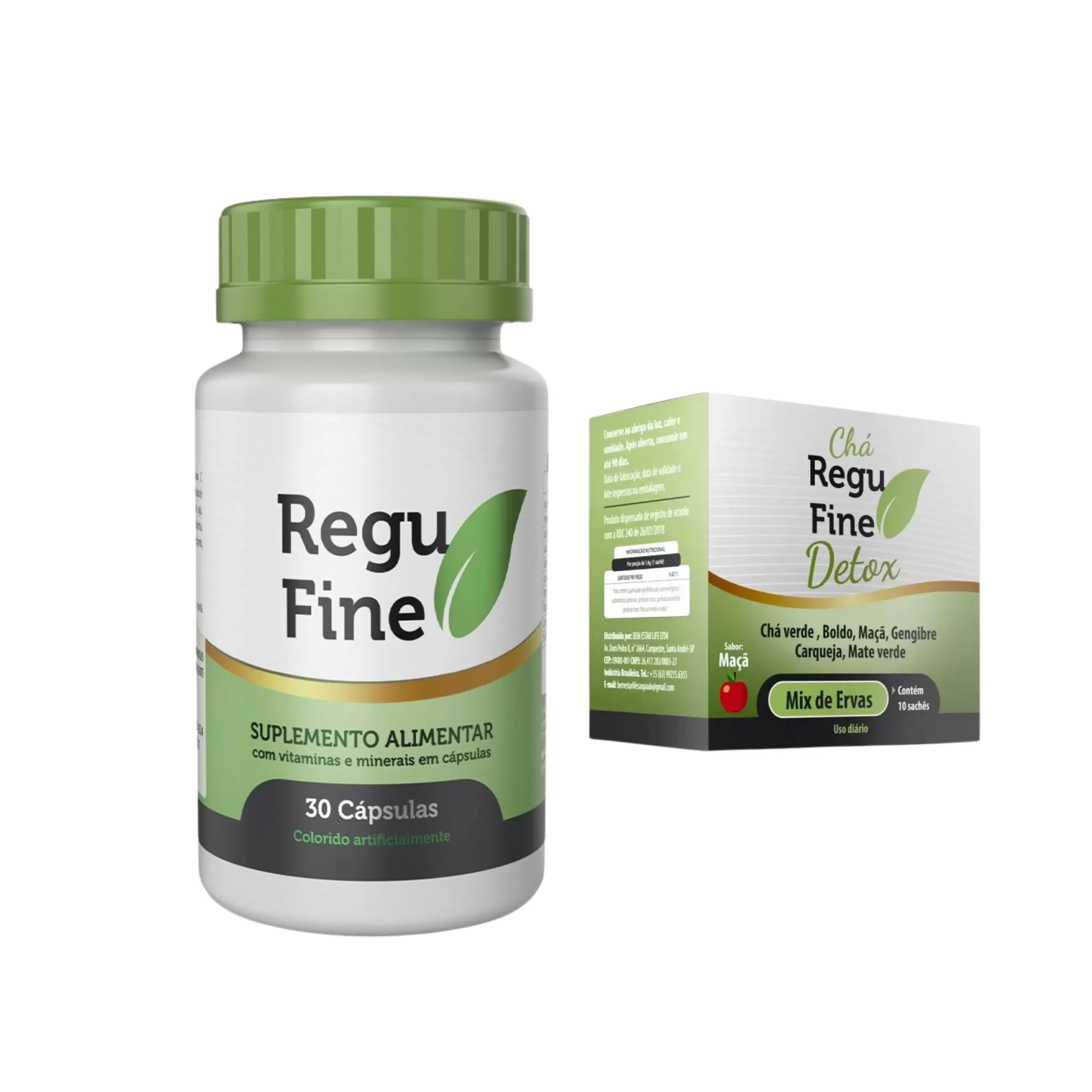 REGU FINE GROSELHA NEGRA + REGU FINE DETOX