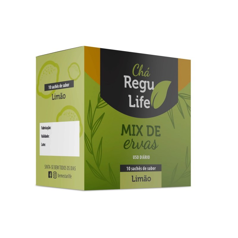 CHA REGU LIFE - 10 SACHET - LIMÃO