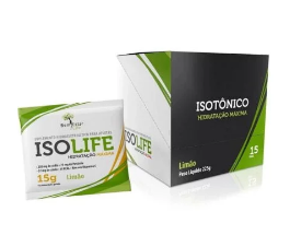 ISOLIFE - ISOTONICO - 15 SACHET  sabor limão