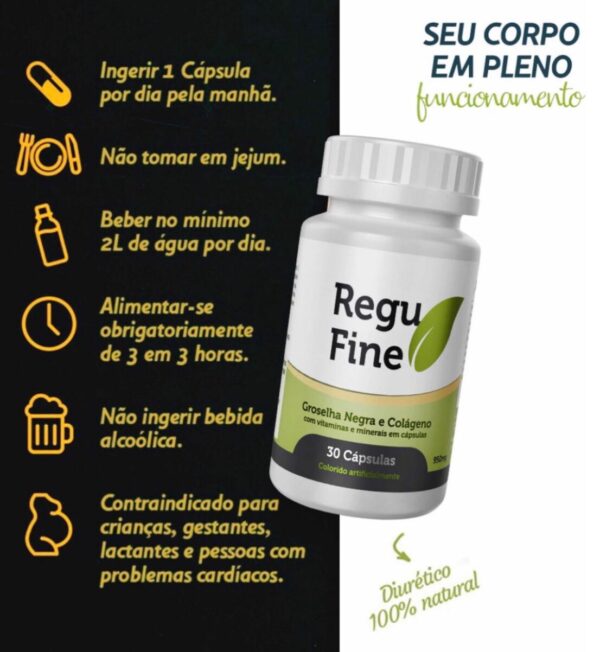 Regu Fine Groselha Negra 30 Capsulas Bem Estar Life Santa Catarina Loja Produtos Naturais 1242